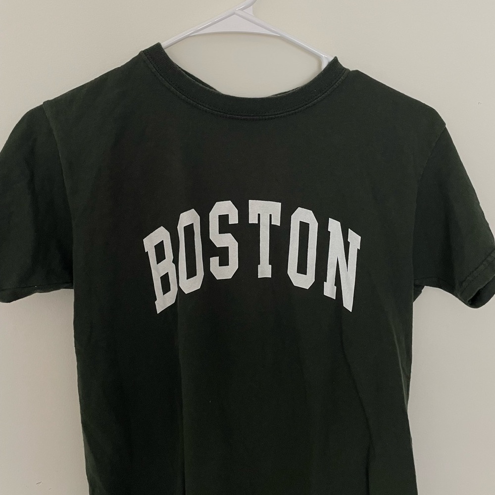 NWT John Galt Brandy Melville “Boston” Tee | Green